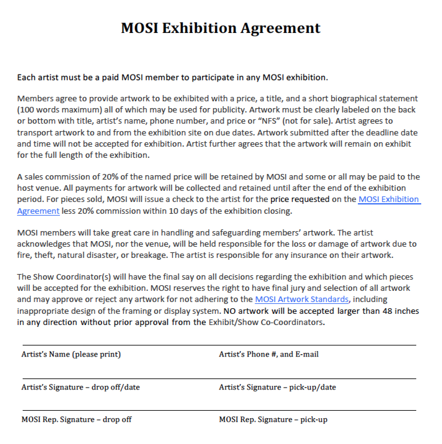mosi-exhibition-agreement